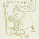 Ex libris - M. Marin Pena