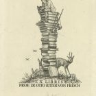 Ex libris - Dr. Otto Ritter von Erisch