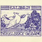 Ex libris - Nikelszky Gézáné