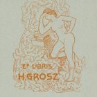 Ex libris - H. Grosz