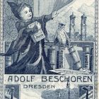 Ex libris - Adolf Beschoren, Dresden