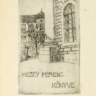 Ex libris - Mezey Ferenc könyve