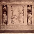 Fénykép - Benedetto da Maiano (1442-1497): Síremlék Angyali üdvözlet jelenettel, márvány, Sant'Anna dei Lombardi- Capella Correale, 1489