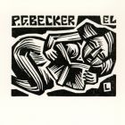 Ex libris - EL P.G. Becker