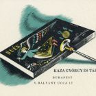 Alkalmi grafika - Üdvözlőlap: BÚÉK Kaza György és Társa Budapest … 1941