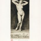 Ex libris - Galambos Ferenc