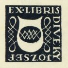 Ex libris - Divéky József (ipse)