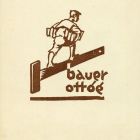 Ex libris - Bauer Ottóé