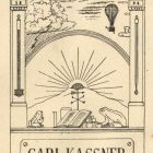 Ex libris - Carl Kassner (ipse)