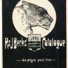 Szórólap - R & J Becks' Catalogue