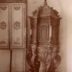 Fénykép - Comuzzo Giovanni Vincenzo: keresztelőmedence, márvány, zuglioi San Pietro templom, XVI. sz.
