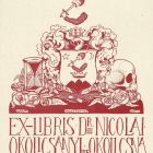 Ex libris - Dr. Nicolai Okolicsányi de Okolicsna