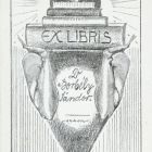 Ex libris - Dr. Borbély Sándor