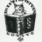 Ex libris - Dr. Lustig István könyve