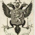 Ex libris - J. Garbett címeres