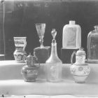 Üvegnegatív - üvegedények, magyar, 17 .sz. Iparművészeti Múzeum