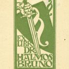 Ex libris - Dr. Halmos Bruno