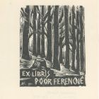 Ex libris - Poór Ferencné