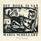 Ex libris - Dit boek is van Maria Schellart