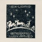 Ex libris - Benedekfalvi Luby Árvéd