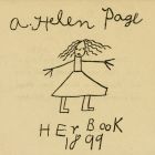 Ex libris - A. Helen Page her Book