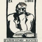 Ex libris - Dr. Lustig István ügyvéd Szeged