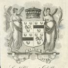 Ex libris - Lord Viscount Dillon címeres