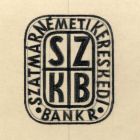 Terv - embléma-Szatmárnémeti Kereskedelmi Bank