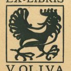 Ex libris - V. Oliva (ipse)