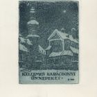 Alkalmi grafika - Karácsonyi üdvözlet: Kellemes karácsonyi ünnepeket