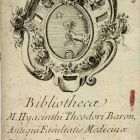 Ex libris - Hyacinthe Théodore Baron címeres