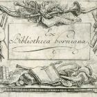 Ex libris - Ex Bibliotheca Corniana feliratos ex libris