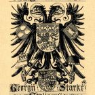 Ex libris - Georg Starke, Goerlitz