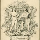 Ex libris - B. Friedländer