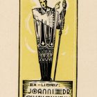 Ex libris - Joanni dr Cwikowsky