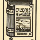 Ex libris - H. Weber