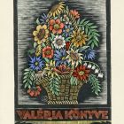 Ex libris - Valéria könyve