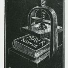 Ex libris - May R. könyve