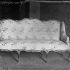 Üvegnegatív - kanapé, alkotó: Jean Séné, 18.század közepe, Iparművészeti Múzeum, ltsz: 5488