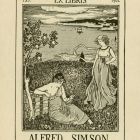 Ex libris - Alfred Simson