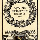 Ex libris - Alwine Reinecke