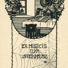 Ex libris - Ex musicis Ilka v. Steinhausz