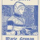 Ex libris - Marie Grunau