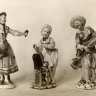 Fénykép - szobrok, porcelán, Bécs, Meissen, 1760-65,  XVIII. Ernst Aukció