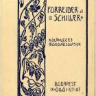 Műlap - Forreider-Schiller különleges műkovácsolások céghirdető kártya terv