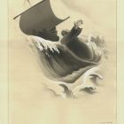 Bibliaillusztráció - a Szent Péter a vízen jár jelenethez