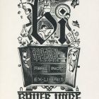 Ex libris - Bauer Imre