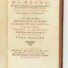Könyv - de la Chapelle, Vincent: Le cuisinier moderne. La Haye, 1736. I.
