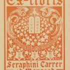 Ex libris - Seraphin Carrer et Manegat