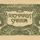 Ex libris - Richard Sarrin (ipse)